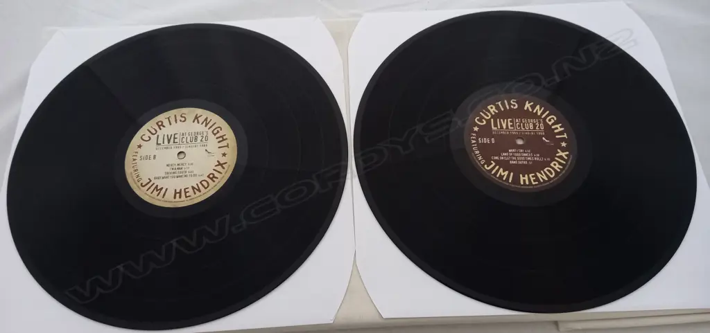 Curtis Knight Featuring Jimi Hendrix, Live At George's Club 20, (Double Album) Image 1++